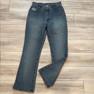 H.J.N.H. Wrinkle womens high rise boot cut jeans size 29